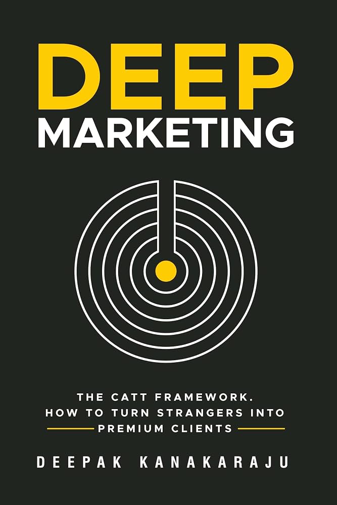 Deep Marketing book cover by Deepak Kanakaraju